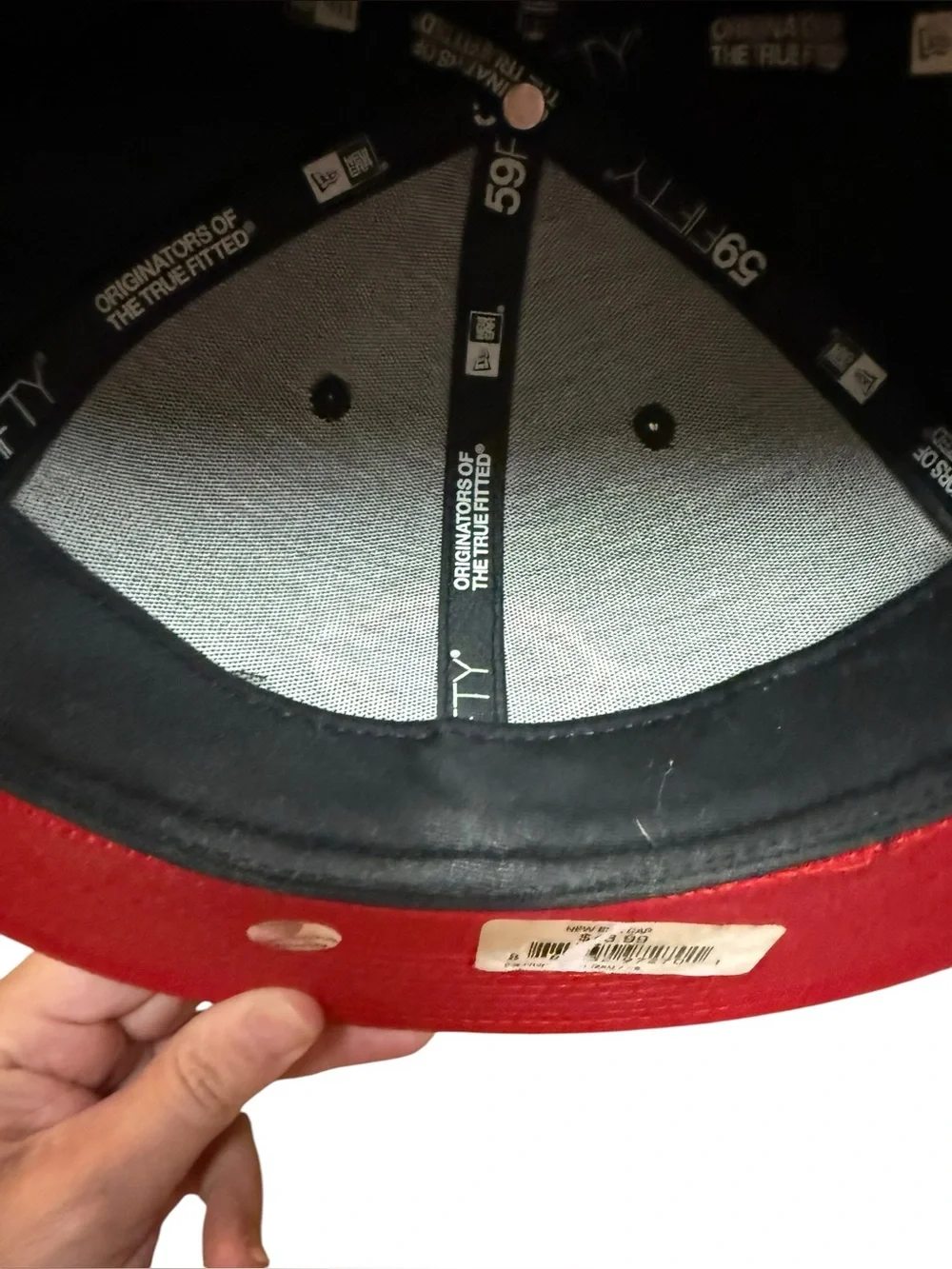Cincinnati Reds MLB Sherpa Lined Dog Ear New Era 59FIFTY Fitted Hat 7 7/8